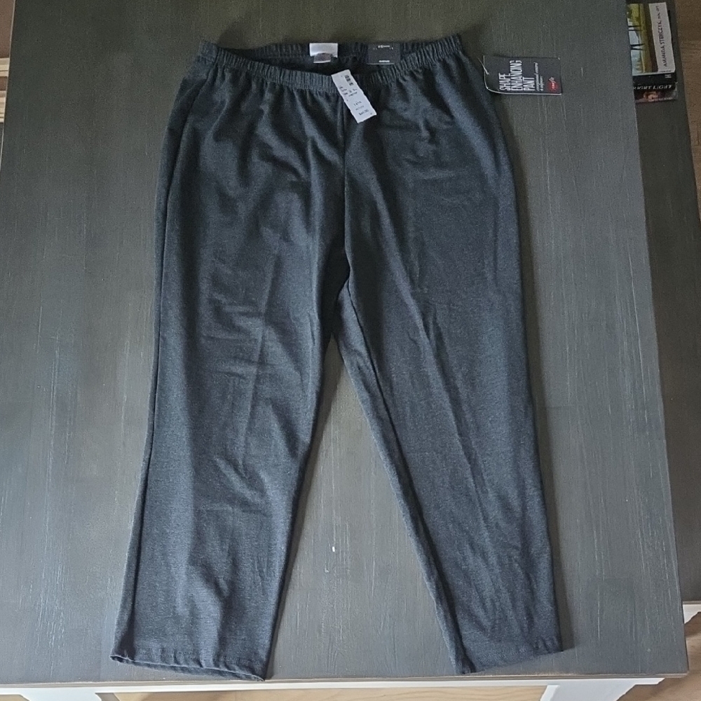 Avenue Gray Joggers with Relaxed Fit and Drawstring Waist